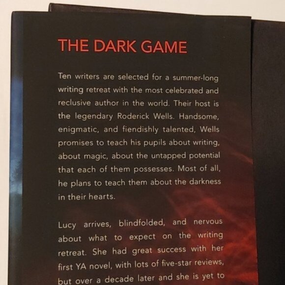 3/$13 *** Host Pick *** Dark Game by Jonathan Janz adult hardcover horror Book - Picture 3 of 8